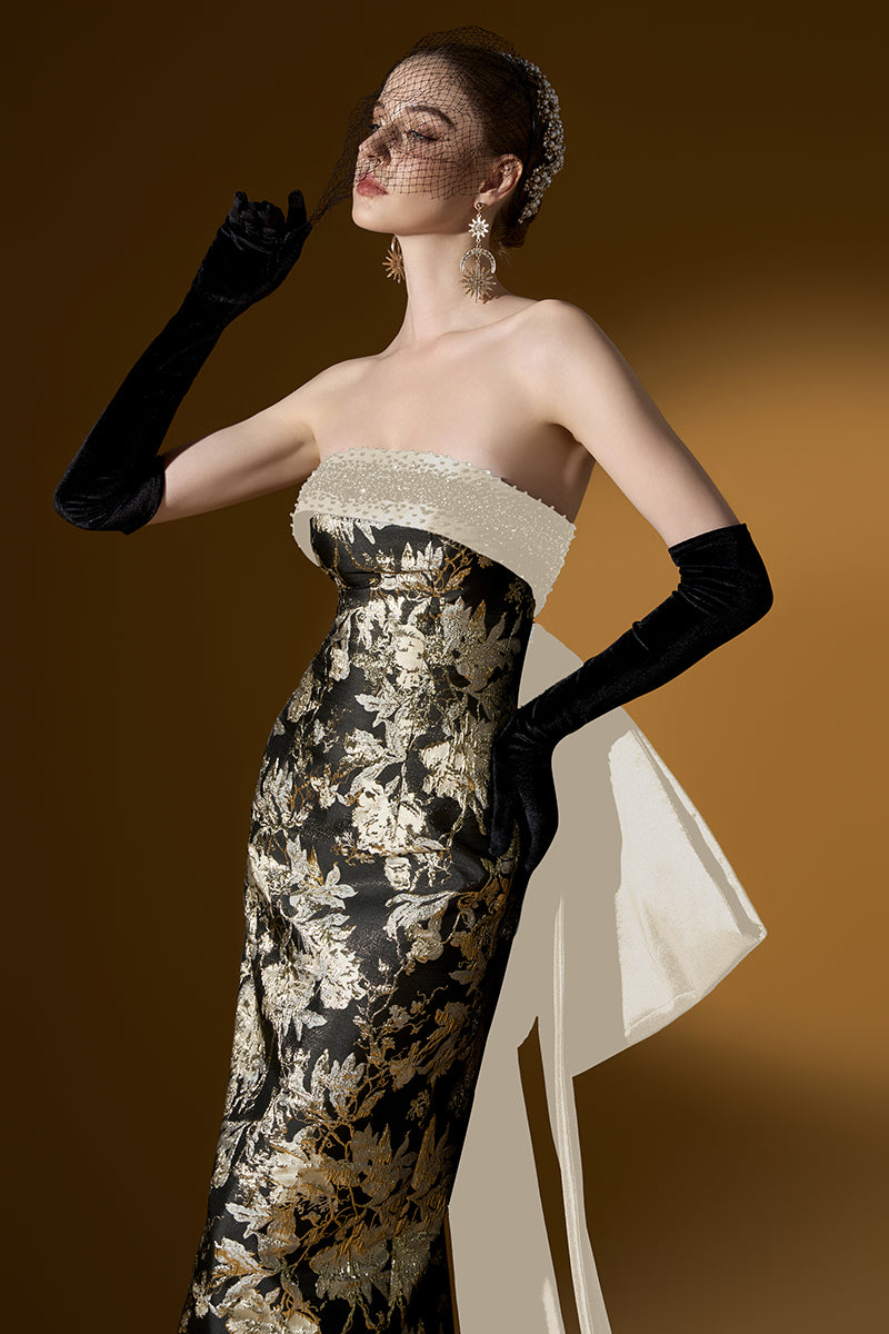 VERSAILLES JACQUARD AND TAFFETA GOWNS | CULT MIA | I.H.F VERSAILLES JACQUARD AND TAFFETA GOWNS | CULT MIA | I.H.F