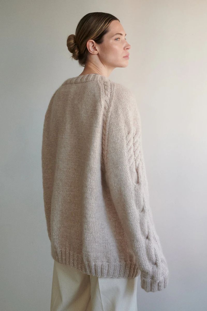 VILNELE CARDIGAN IN BEIGE - CULT MIA