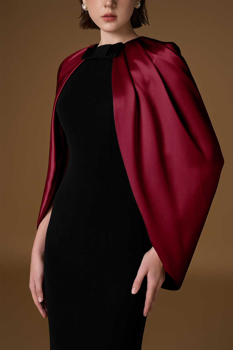 bordeaux silk dress Bryleigh Dress Bordeaux