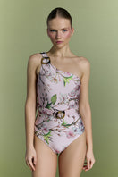 Nur Karaata Marbella Muse one-piece swimsuit featuring a stylish design with vibrant patterns and comfortable fit.