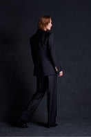 Black Earth Pants by Acaria Studio, stylish and comfortable pants with a relaxed fit, displayed on a neutral background.