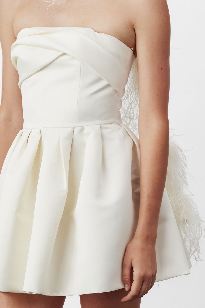 Nazl Ceren FREYA MINI DRESS IN VANILLA ICE | Cult Mia Nazl Ceren FREYA MINI DRESS IN VANILLA ICE | Cult Mia