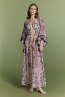Nur Karaata Mango Mojito Beach Dress cover-up featuring lightweight, flowy fabric with tropical mango print and relaxed fit.