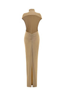 Poem Lucentia Maxi Dress in flowing fabric with a relaxed fit and elegant design, perfect for summer or casual occasions.