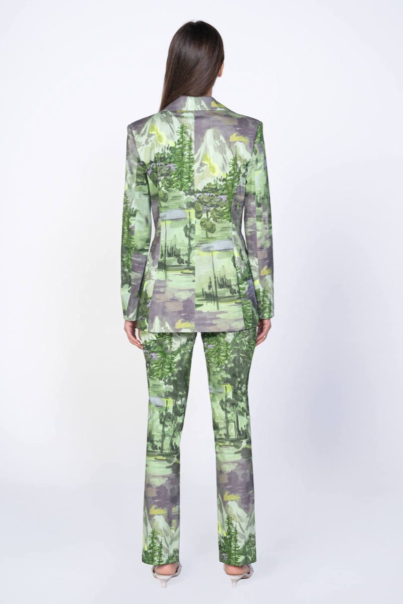 GREEN LANDSCAPE SUIT SET - CULT MIA