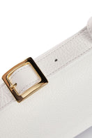 Off-white KATRINE shoulder bag by VIKELE STUDIO featuring a sleek, minimalist design with a shoulder strap and subtle branding.