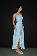 Summer Away ARAVA Maxi Dress featuring flowy fabric and a stylish design, perfect for casual summer wear.