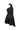 MS. GODET ASYMMETRIC DRESS IN BLACK