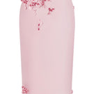 Dusty pink lace midi skirt from Stolen Stores featuring knee-length design with intricate lace details.