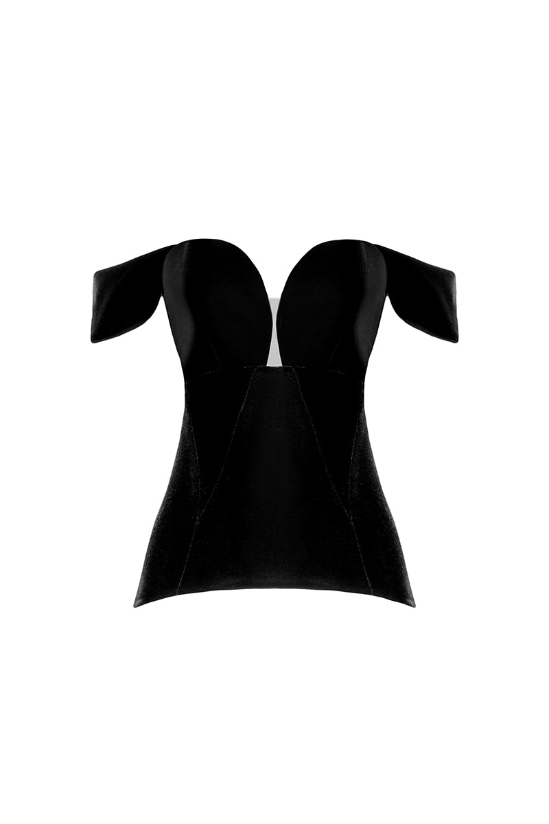 VELVET CONTOUR CORSET - CULT MIA