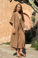 Luxurious Hydrasilk Luxe Robe from Not Just Pajama, shown in soft, water-inspired fabric draped comfortably.