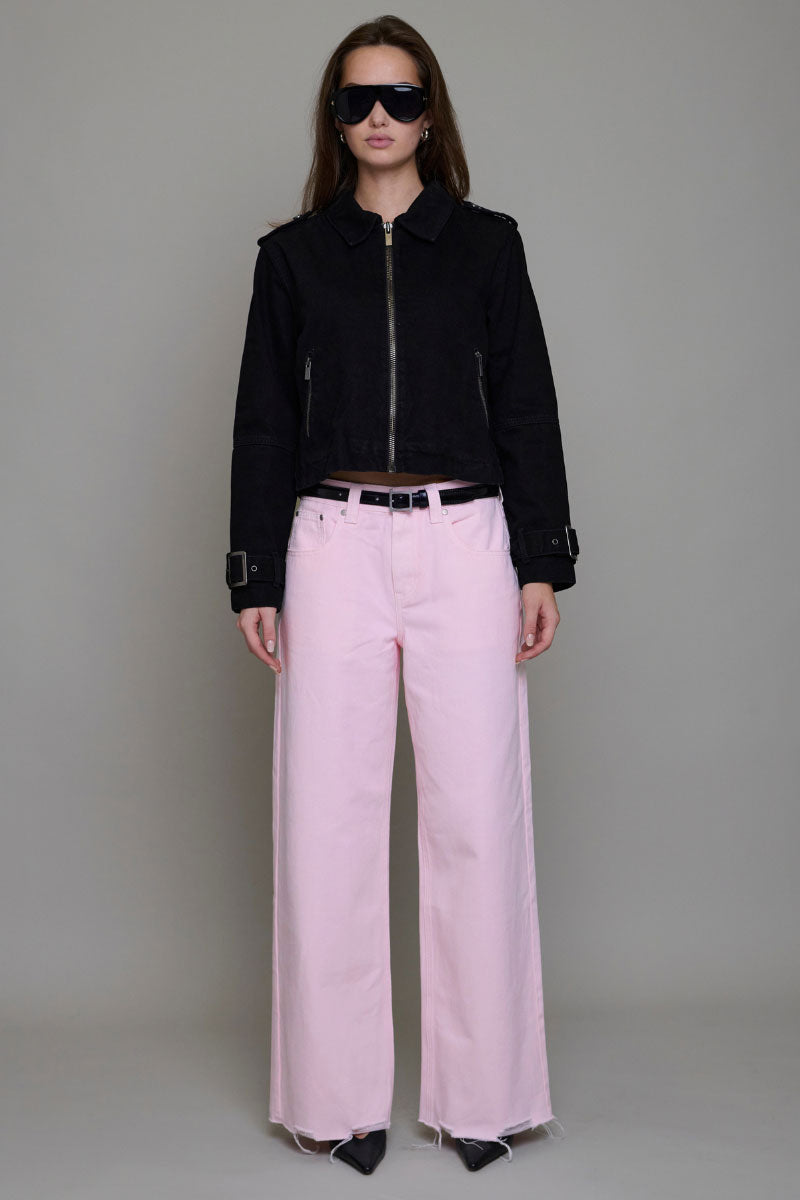 TT Studios Audrey Jean in Worth Ave. denim jeans featuring classic five-pocket design and a slim fit style.