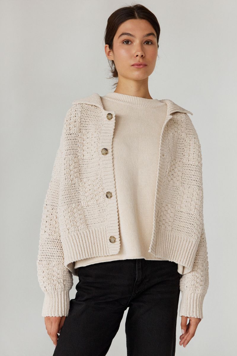 PRIETEMA JACKET IN OAT MILK - CULT MIA