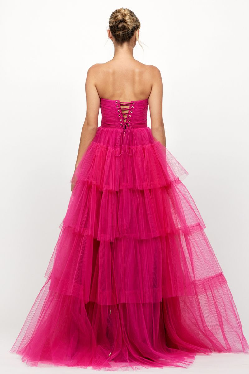 AMAYA SWEETHEART TIERED BALL GOWN - CULT MIA
