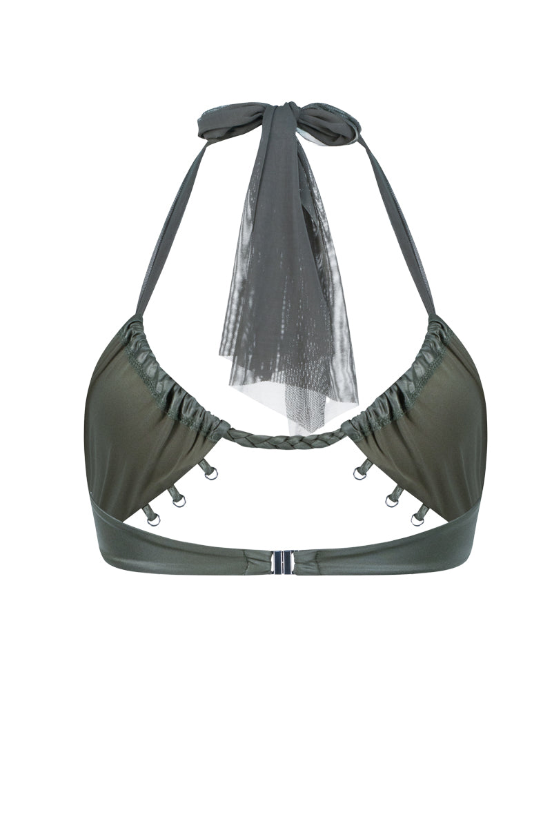 RINGED-UNDER BIKINI TOP - CULT MIA
