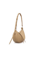 VIKELE STUDIO Denise Mini Bag in beige, stylish shoulder bag with sleek design and compact size, perfect for everyday use.