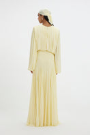 Deme By Gabriella Jeanie Maxi Dress featuring flowy fabric and floral pattern, perfect for summer or casual occasions.