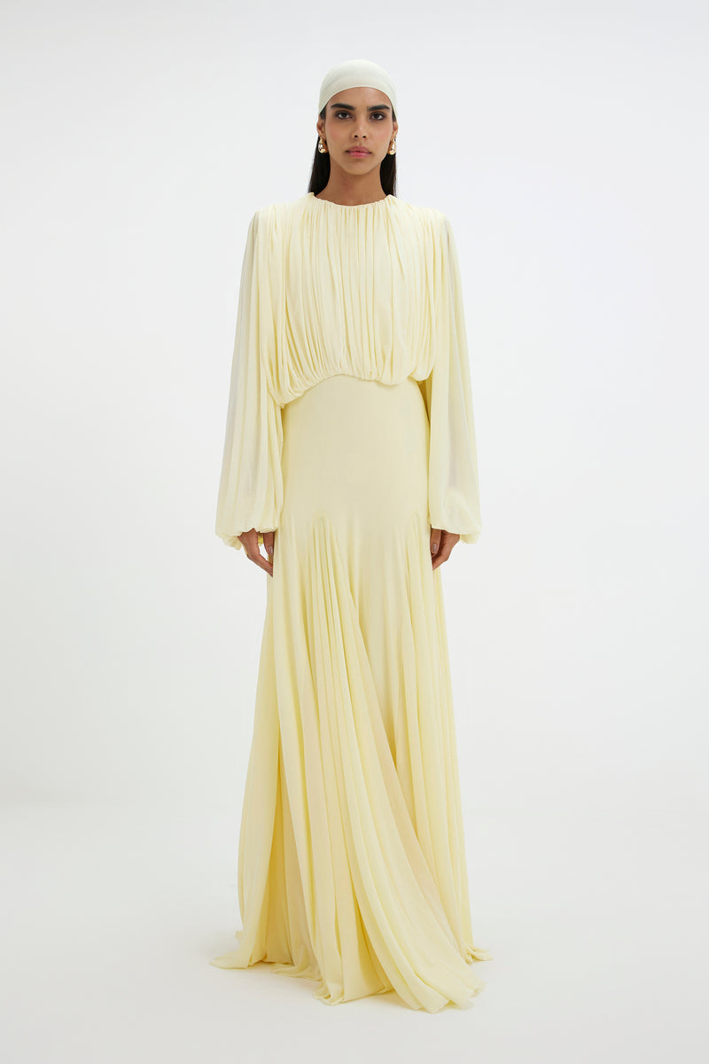 Deme By Gabriella Jeanie Maxi Dress with floral pattern, flowing fabric, and adjustable straps, perfect for summer wear.
