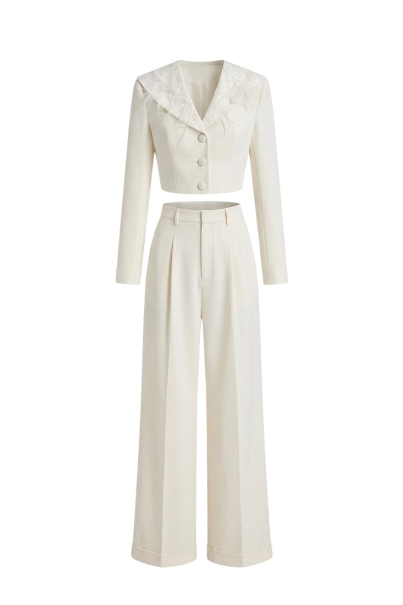 Margée Atelier Elina Tailor Set co-ords featuring a stylish, coordinated top and bottom ensemble in a modern design.