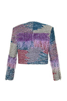 Lalo Avril multicolor jacket with a stylish, vibrant design showcasing a modern, casual outerwear piece.