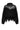 MIRRORED FEATHER BLACK SWEATER | Lalo | CULT MIA