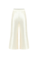 Mestiza New York Blake cropped pants in ivory, featuring a stylish slim fit and ankle-length design, shown on a model.