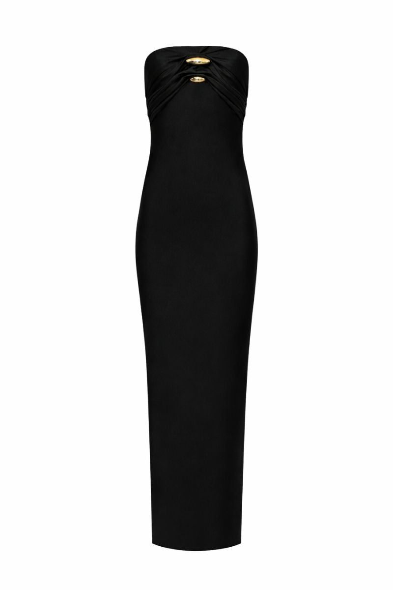 KAYA DRESS IN BLACK - CULT MIA
