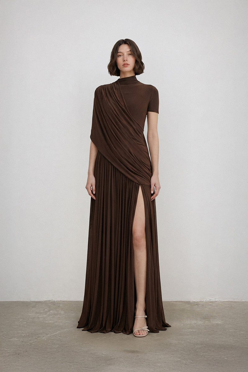 Deme By Gabriella Sparrow Dress gown with elegant design, flowing fabric, and intricate details suitable for formal occasions.