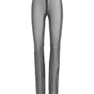 Black mesh pants by CEM featuring lightweight, breathable fabric with a relaxed fit and stylish design.