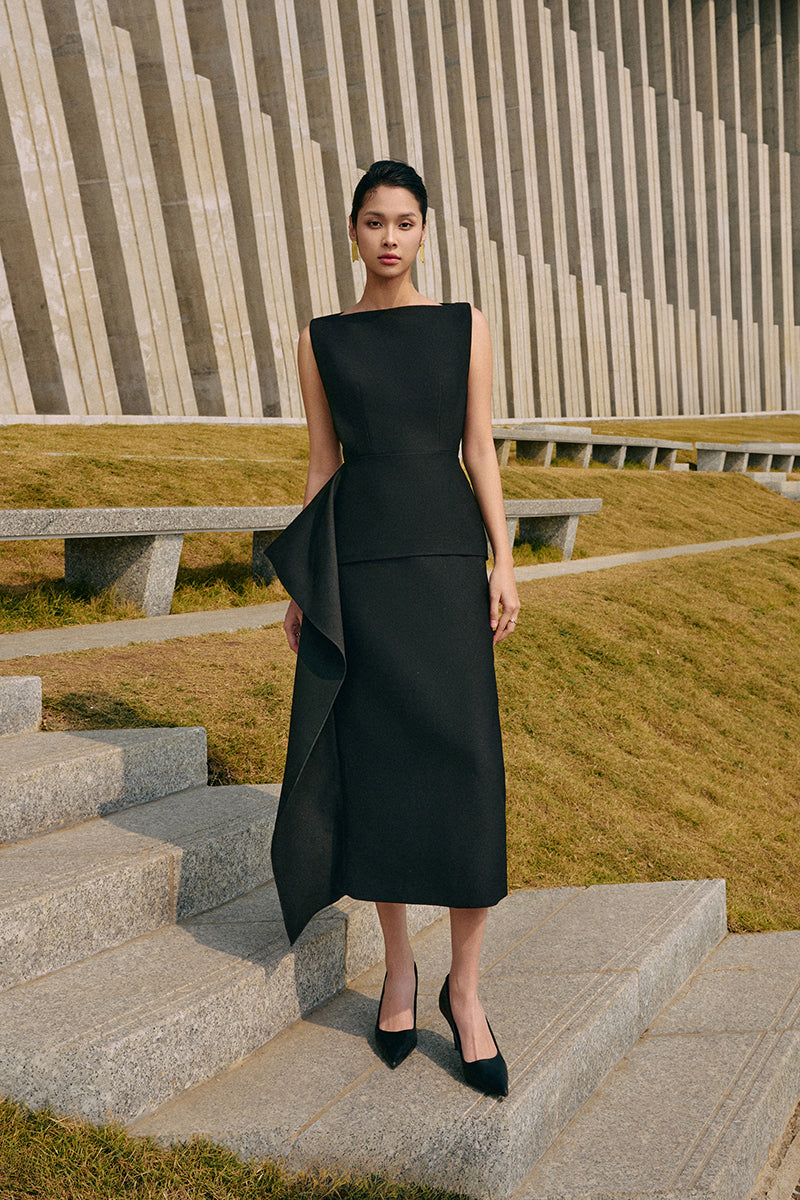 iridescent dress IRIDESCENT DRESS IN BLACK | CULT MIA