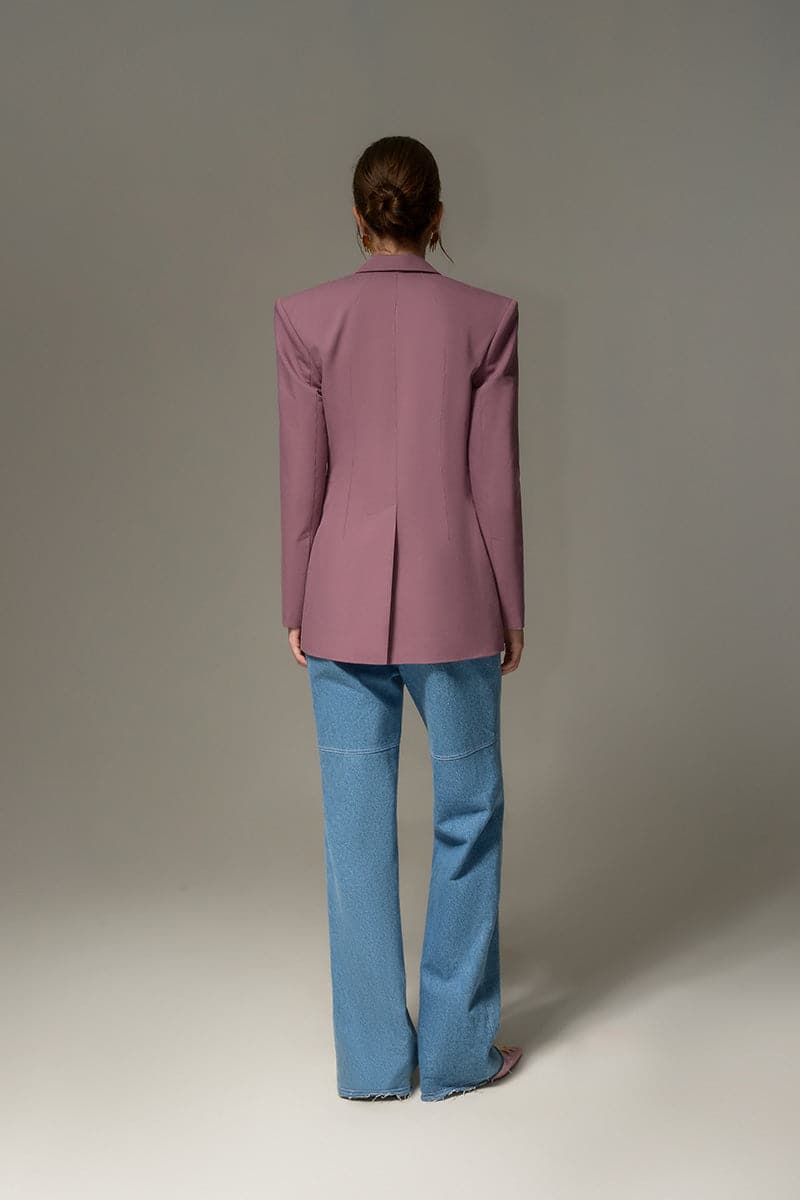 PURPLE PASSION BLAZER - CULT MIA