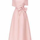 White Plan twin gown, elegant white sleepwear with soft fabric, displayed hanging on a wooden hanger.