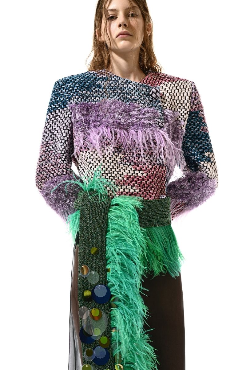 AVRIL JACKET IN MULTICOLOR - CULT MIA