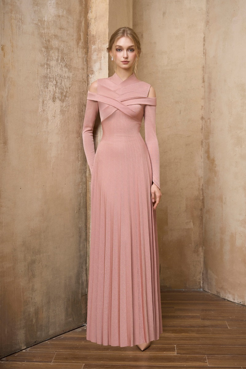 THE ETHEREAL PLEAT GOWN