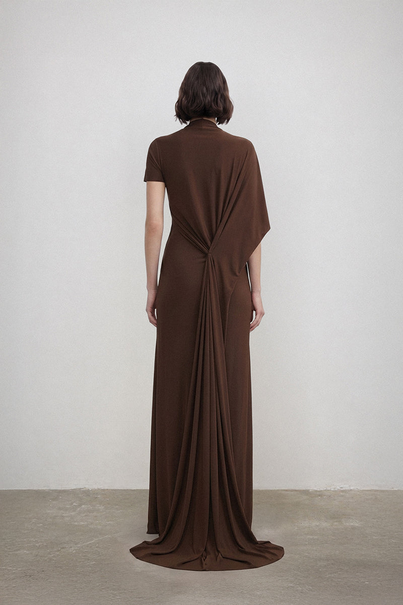 Deme By Gabriella Sparrow gown featuring elegant fabric and intricate details, perfect for formal occasions.