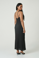 Black MILA MAXI DRESS by Summer Away, flowing maxi dress with a stylish silhouette, perfect for casual or elegant occasions.