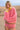 BLUSH COLORBLOCK MOCK NECK MOHAIR SWEATER | Rose Carmine | CULT MIA