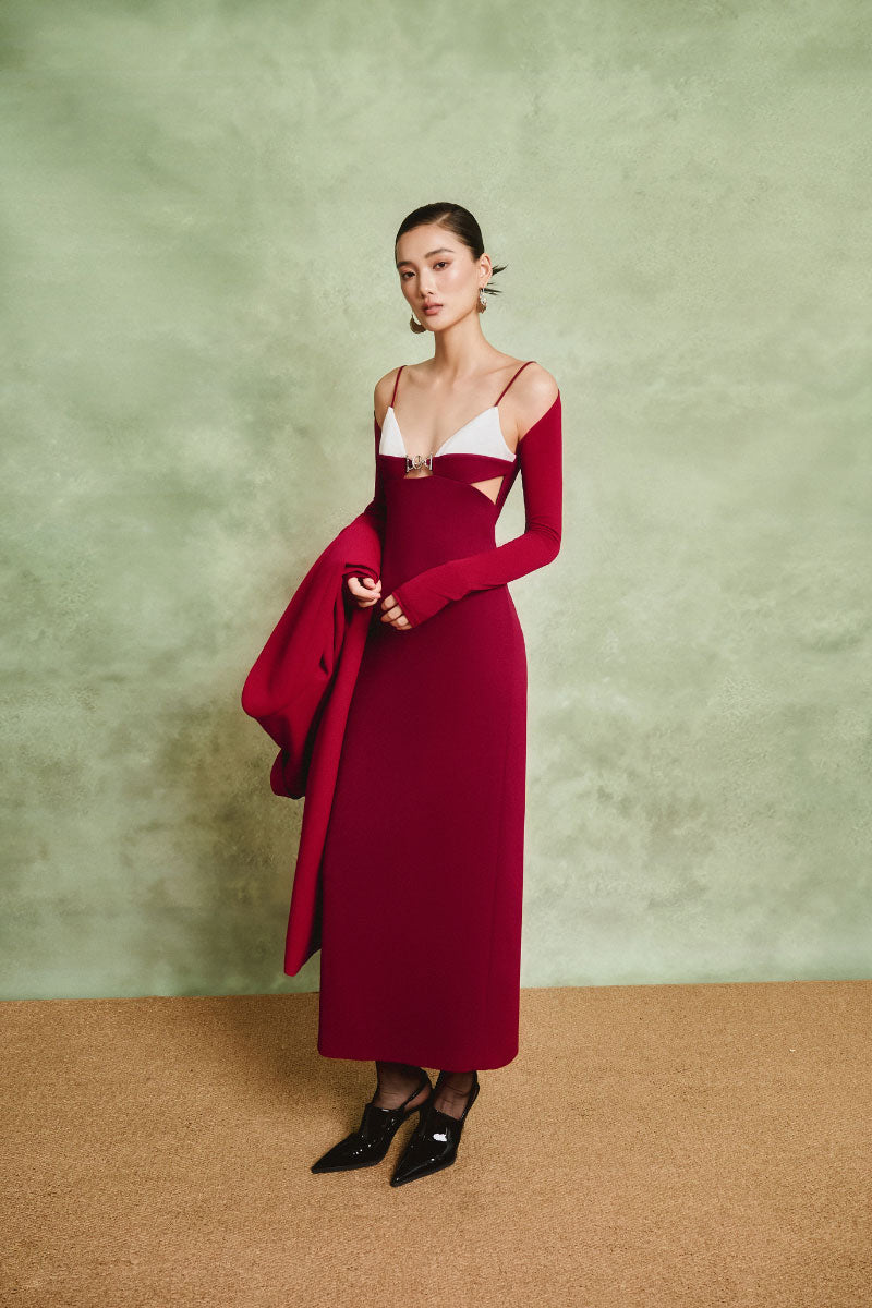 GARNET ALLURE DRESS - Red / L GARNET ALLURE DRESS - Red / L