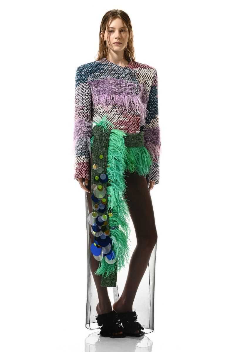 AVRIL JACKET IN MULTICOLOR - CULT MIA