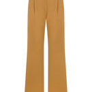 Brown ColoReve pants with a relaxed fit, shown on a model, featuring a comfortable waistband and casual style.