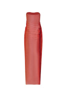 Baobab Lena Maxi Dress in vibrant floral print, flowing maxi length with sleeveless design and adjustable straps.