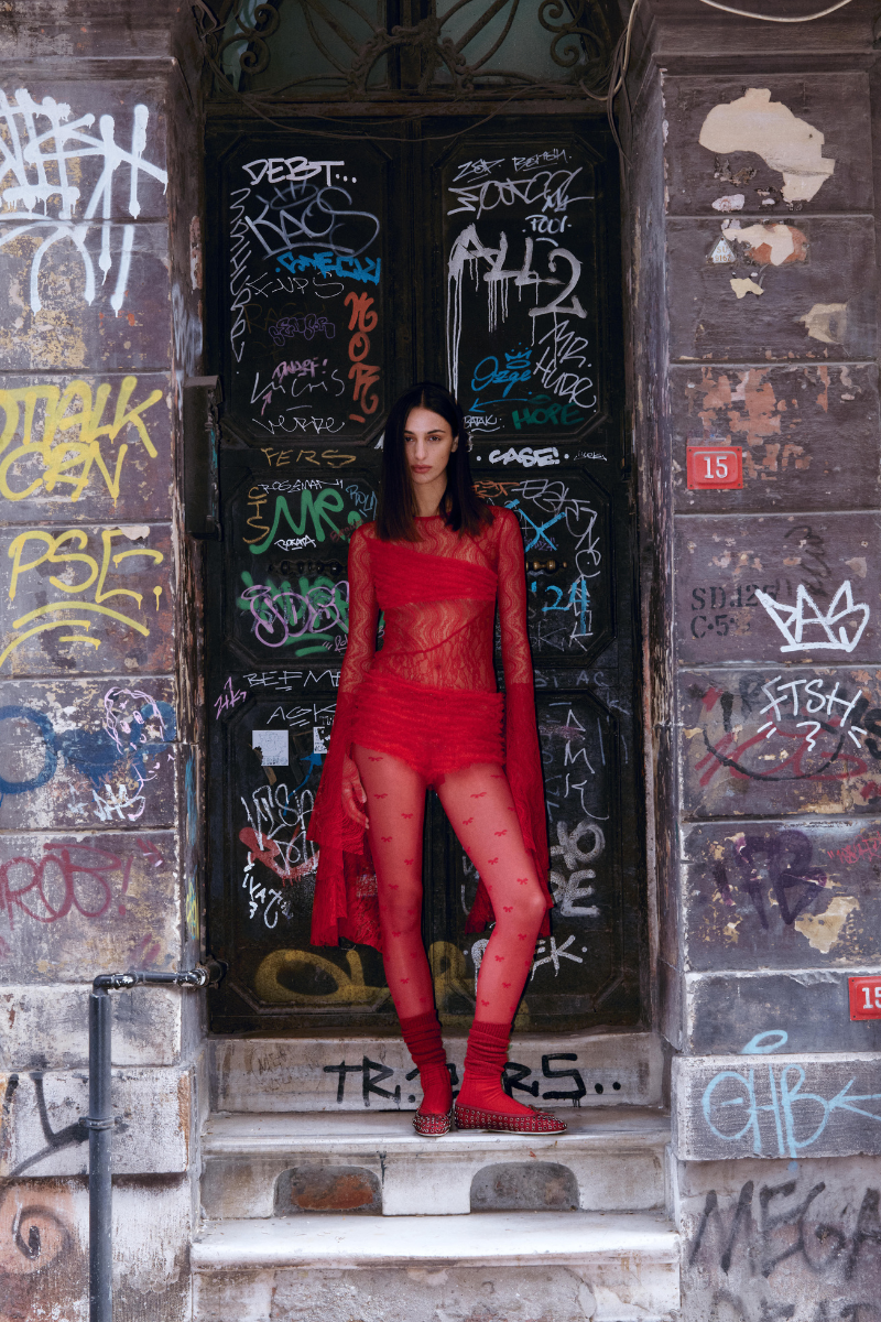 Sudi Etuz Lace Long Sleeve Bodysuit | Cult Mia Sudi Etuz Lace Long Sleeve Bodysuit | Cult Mia