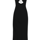 Black Summer Away Mila Maxi Dress featuring a flowing silhouette and sleeveless design, perfect for casual or evening wear.