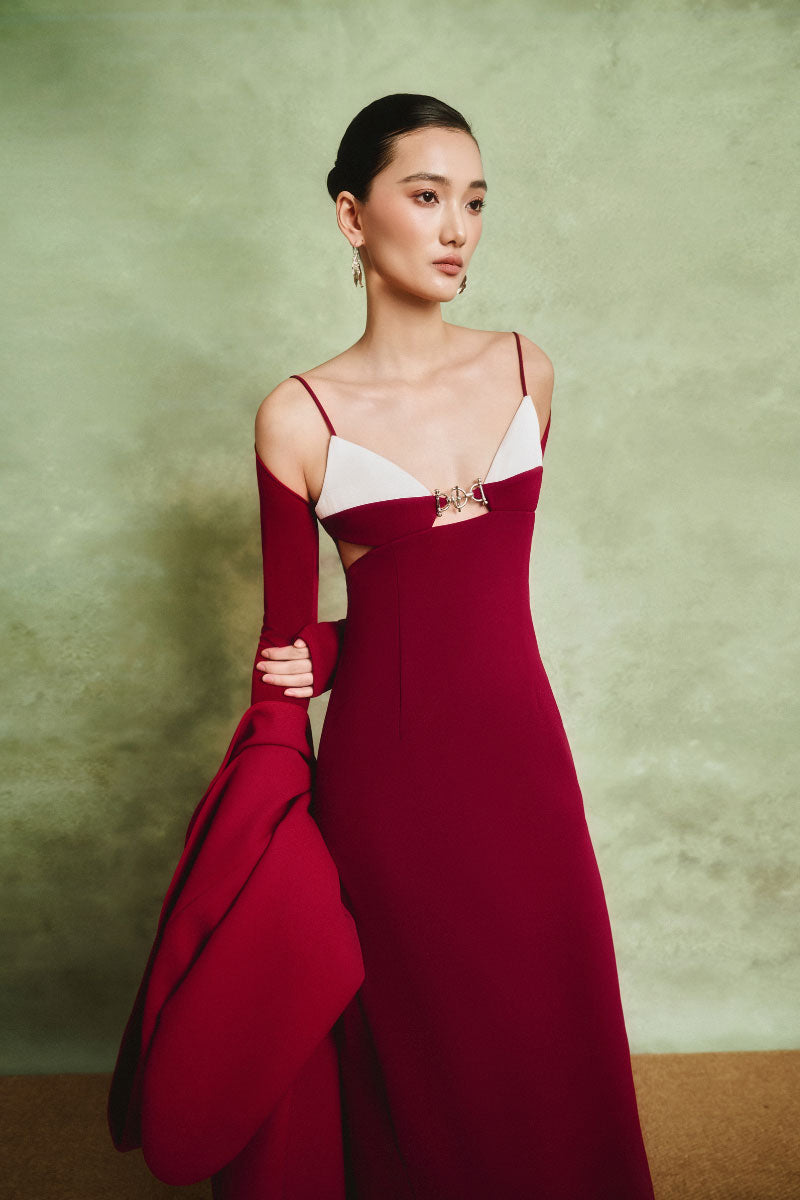 GARNET ALLURE DRESS | CULT MIA
