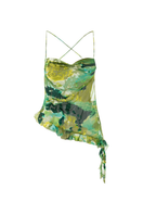 Suncillo Serafina Top in soft fabric with a relaxed fit, featuring a round neckline and short sleeves.