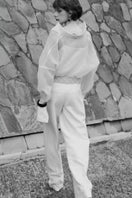 White Plan Hepburn co-ord set featuring a stylish matching top and pants in a modern, comfortable design.