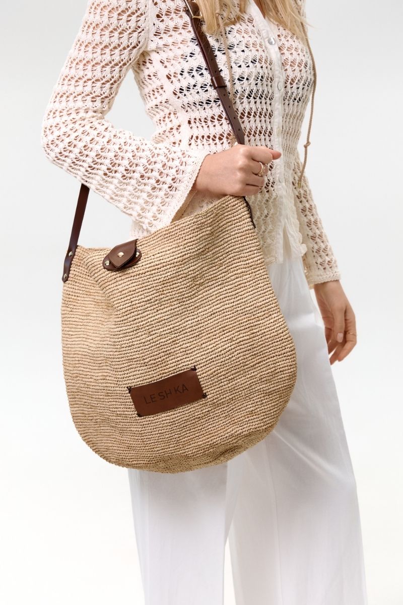 RAFFIA BEACH BAG - CULT MIA