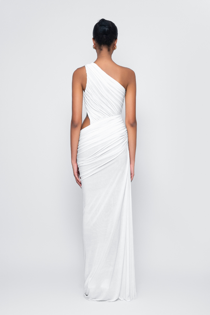 MINERAL MAXI DRESS IN WHITE - CULT MIA