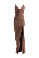 Deme by Gabriella CULT MIA X DEME maxi dress in flowing fabric, featuring a stylish design perfect for summer or special occasions.