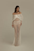 POEM Phoebe bodysuit and skirt set, maxi dress style, featuring a fitted bodysuit with a flowing skirt, in a stylish and elegant design.